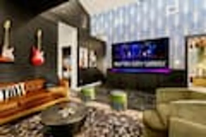 Game room TV wall